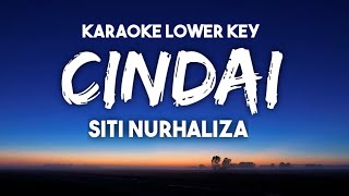 Siti Nurhaliza Cindai Karaoke Lower Key Nada Rendah lirik dan chord