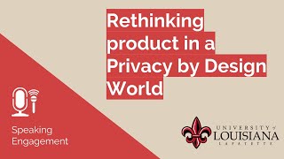 Rethinking product in a Privacy by Design World