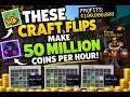 These Craft Flips Make 50M Coins/Hour (Hypixel Skyblock)