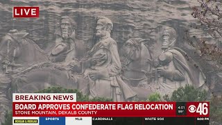 Board approves federal confederate flagging removal