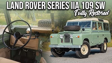 Land Rover Series IIA 109 LWB Station Wagon Full Restoration Project by Falcon Design Germany