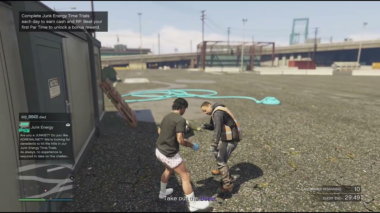 FIGHTING GTA NPC FOR FUN (I WON)