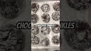 Fresh from the oven! 🍪 #chocolatecrinkles #chocolate #crinkles #baked #baking #alabsdonutbites