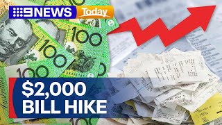 Australian Families To Face 2,000 Bill Hike In 2026, Says Report 9 News Australia