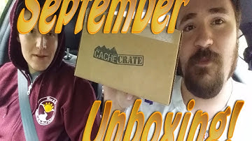 September Cache Crate Unboxing!