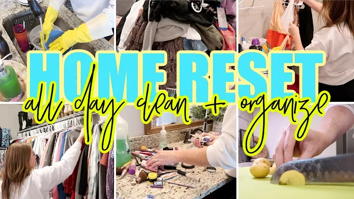 ALL DAY CLEAN & ORGANIZE  | END OF YEAR HOME RESET...