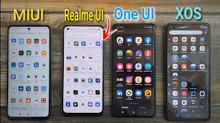 MIUI vs Realme UI vs One UI vs XOS Best Home Screen - Interface | Features | Customization | Hindi screenshot 4