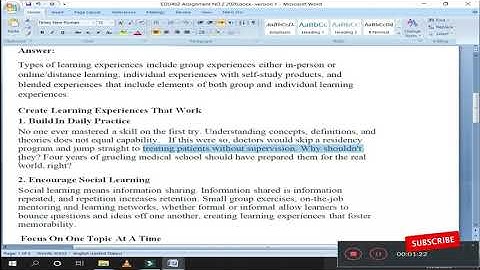 Edu402 Assigment 2 soluton 2020