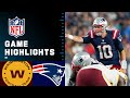 Washington Football Team vs. New England Patriots | Preseason Week 1 2021 NFL Game Highlights