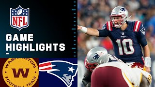 Washington Football Team vs. New England Patriots | Preseason Week 1 2021 NFL Game Highlights