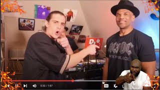 Samson -THROWBACK: Rapping for Run DMC w/ DJ Hurricane - REACTION