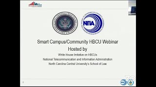 Smart Community/Smart Campus HBCU Webinar