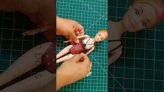 Diy Doll Dress With Medicine Package 💊😱 #barbie #shorts