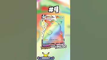 Top 5 Rainbow Rare Pokemon Cards 