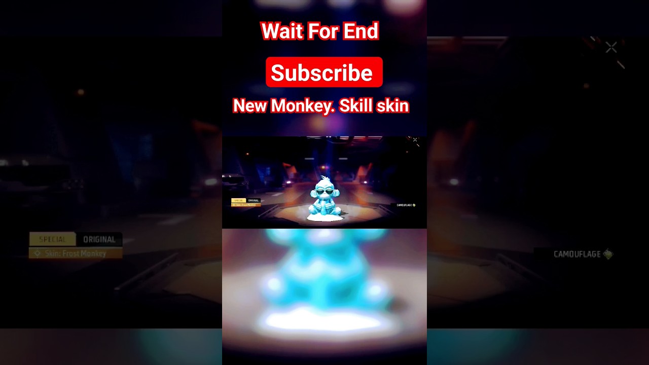 😱😱New Monkey Skill skin 