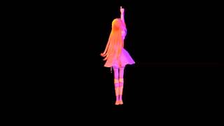 HOLOGRAM READY-Lily Lily Burning Night MMD