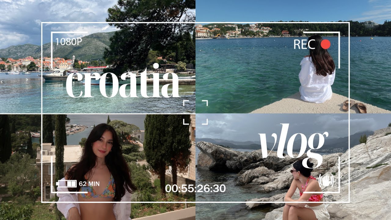 Croatia travel vlog🇭🇷- Cavtat-Euro summer 🌞 🌷
