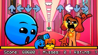 FNF THE Funky AMAZING DIGITAL Circus Demo,Bluey Can Can,Pony Girl VS Smiling Critters ALL PHASES