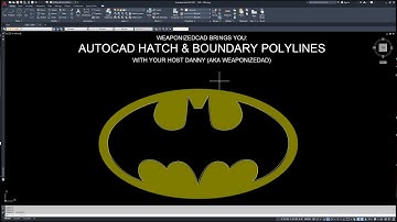 S1E5 - How to use the AutoCAD Boundary Hatch & Boundary Polyline Commands