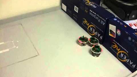 Behaviour-based e-puck Controller: Chain Behavioural Characteristics