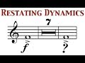 Orchestration Question 16: Restating Dynamics