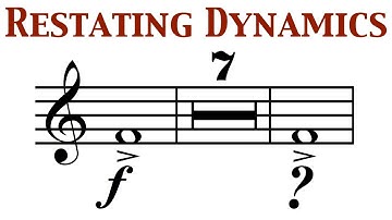 Orchestration Question 16: Restating Dynamics