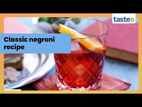 How to make the perfect Negroni with just 3 ingredients.