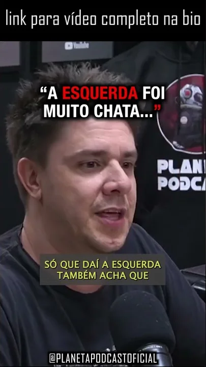 imagem do vídeo “É CHATO DE QUALQUER JEITO…” com Oscar Filho | Planeta Podcast #shorts