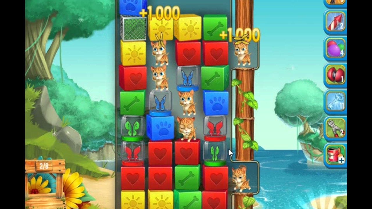 Pet Rescue Saga, Pet Island, 1st February 2017, level 2 😈 ►TOBIAS DEAMON◄
