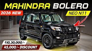 2026 Mahindra Bolero Neo N11 | Bolero Neo Top Model Black Price Features | Bolero Neo N11 Review✅