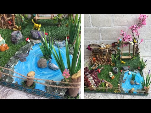 Su gölməçəsi hazırlanması | Novruz xonçası | Miniatür kənd həyatı