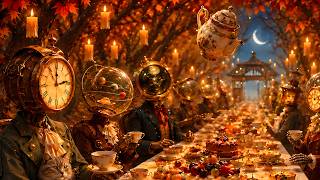 A Curious Autumn Tea Party 🍂⚙️ | Whimsical Chamber Music & Fantasy Ambience screenshot 3