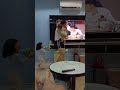 mother playing chasing chasing with 2 kids