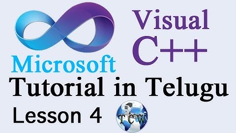 Visual C++ Tutorials in Telugu - Lesson 4 | Visual C++ Login Program Windows Forms Application