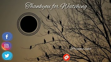 Free Outro Template | No copyright