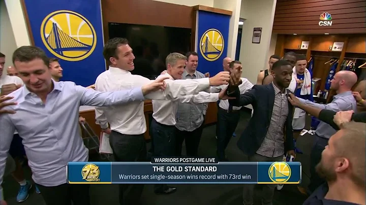 Steve Kerr addresses the team after breaking 95-96 Bulls record 73 Wins! - DayDayNews