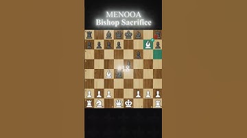 How A Single Mistake Will End The Game: Bishop Sacrifice #chess