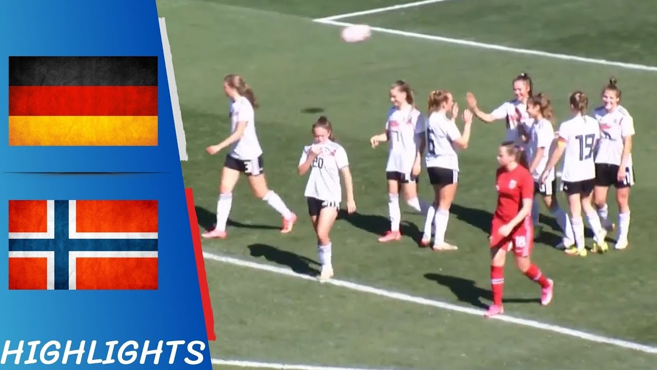 Germany vs. Norway | Women's U19 International Friendly - Highlights All Goals 17/02/22