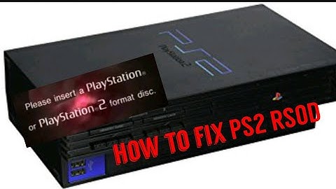How To Fix PS2 RSOD ( Red Screen Of Death)