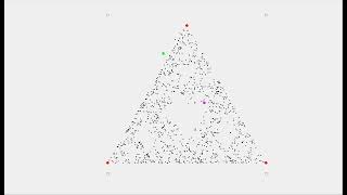 Fractal Generating Random Walk: Alternating Two Divisors