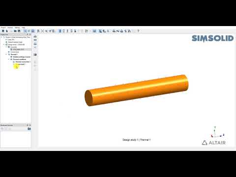 Altair SimSolid VT05 Heat Generating Wire