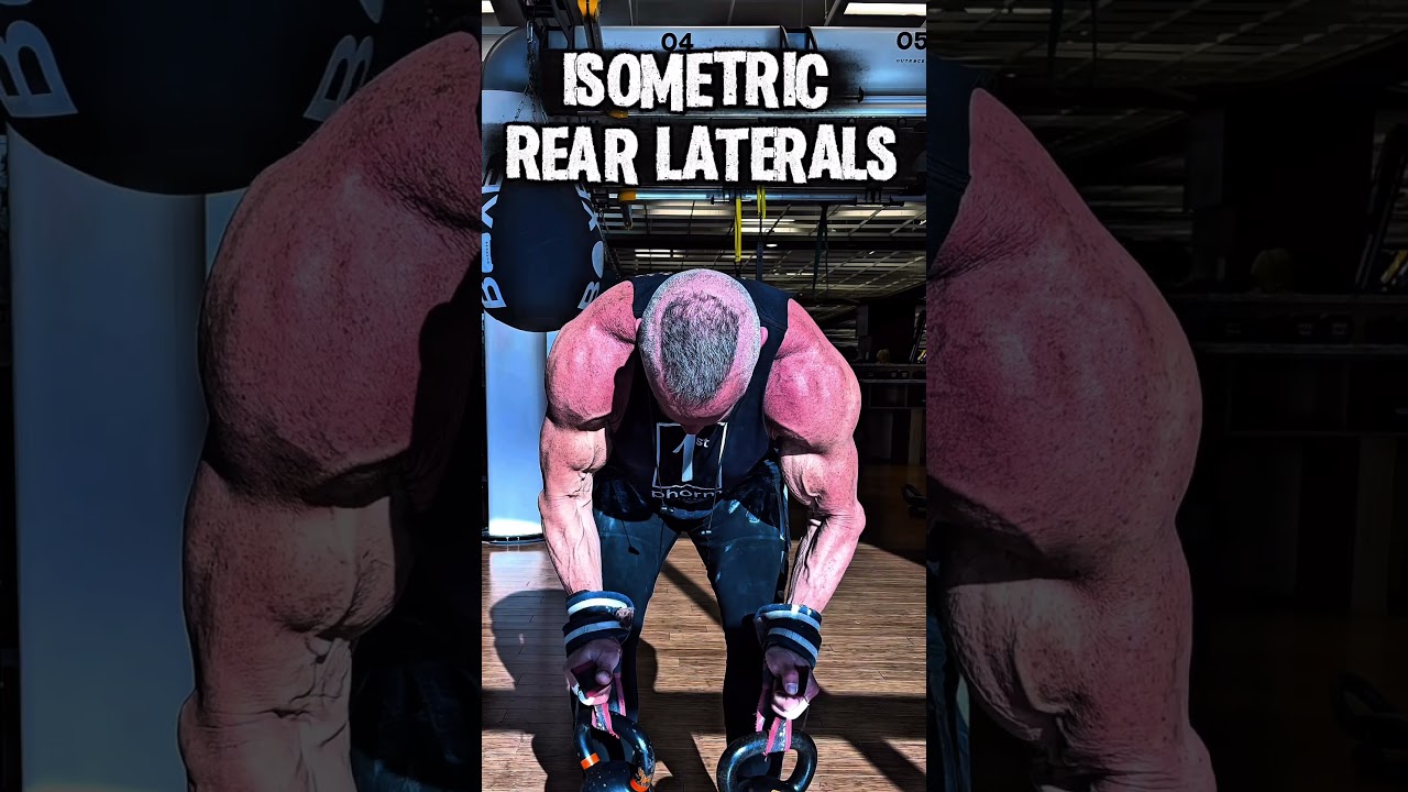 ISOMETRIC REAR LATERALS #workout #motivation #muscle #workouttips #exercise