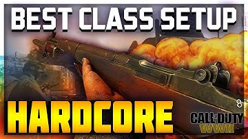 BEST "HARDCORE" CLASS SETUP IN COD:WWII /// OP AR /// Best Class Setups