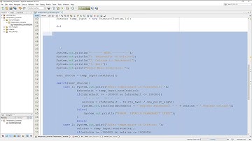 LEARNING JAVA: Basic Temp Converter 1 3 (TUTORIAL)