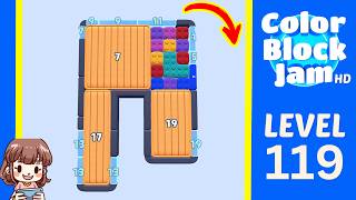 Color Block Jam Level 119 Solution Walkthrough