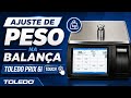 AJUSTE DE PESO NA BALANÇA TOLEDO PRIX 6i Touch - TUTORIAL Passo a passo. #toledo #prix #toledoprix