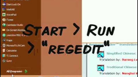 How to change welcome text in window xp.flv