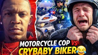 No Nonsense Cop Vs Crybaby Biker 