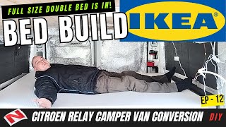 Citroen Relay SWB - Camper van Conversion - Fitting The Double Bed