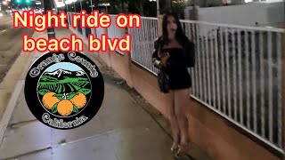 Anaheim beach blvd escooter ride